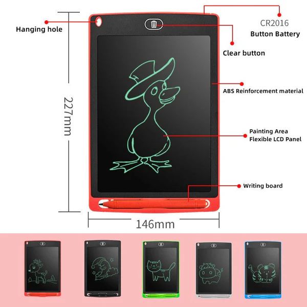 Magic LCD Writing Tablet – Write, Draw & Erase Instantly